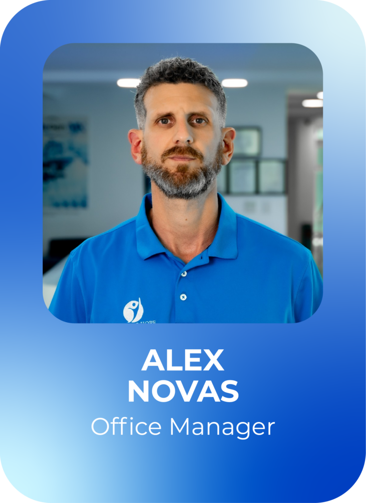 Alex Novas - Office Manager - Cellular Hope Institute