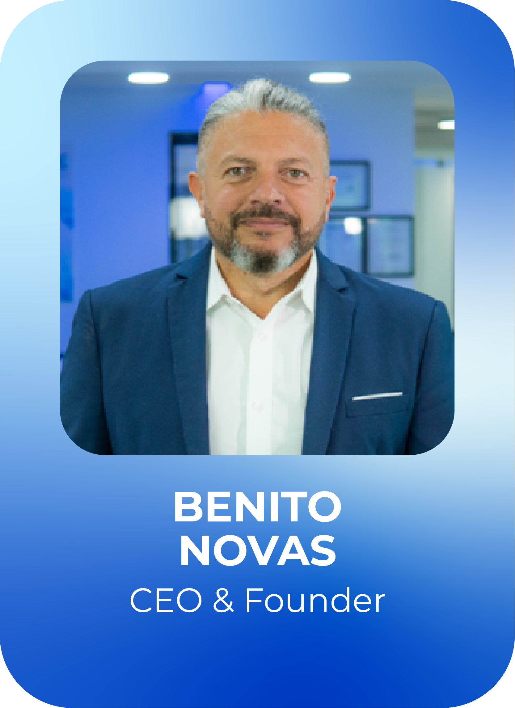 Benito Novas - CEO & Founder - Cellular Hope Institute