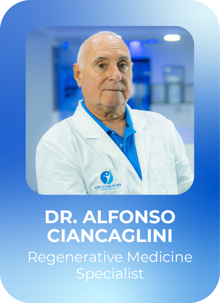 Dr Alfonso Ciancaglini - Regenerative Medicine Specialist - Cellular Hope Institute